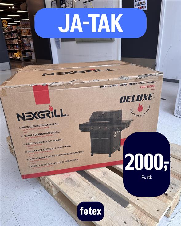Nexgrill Deluxe 3 brændere gasgrill